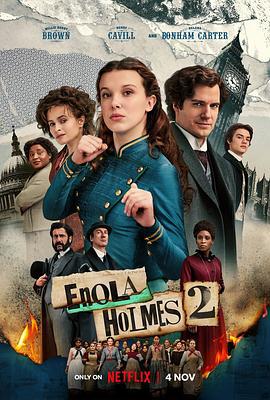福尔摩斯小姐：伦敦厄运 Enola Holmes 2 (2022)海报