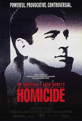 杀人拼图 Homicide (1991)海报