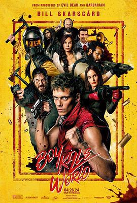 灭世男孩 Boy Kills World (2023)海报