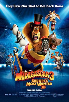 马达加斯加3 Madagascar 3: Europe's Most Wanted (2012) lan_guang海报