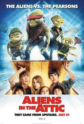 楼上的外星人 Aliens in the Attic (2009)海报